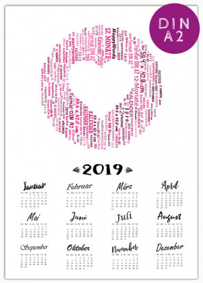 Kalender 2019 - DIN A2 -