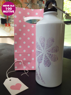 Trinkflasche aus Aluminium - 400 ml